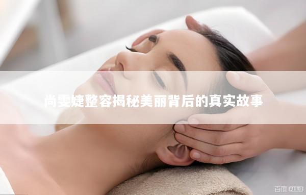 尚雯婕整容揭秘美丽背后的真实故事